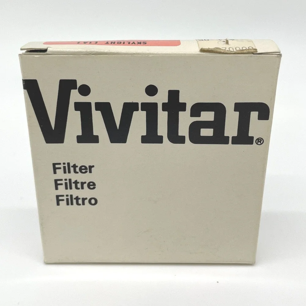 Vivitar‎ Skylight 1A 52mm Camera Lens Filter Vintage Photography Accessory
